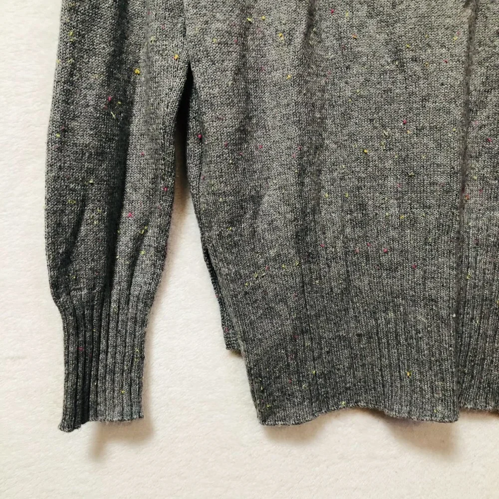 Old Navy Gray Long Sleeve V Neck Sweater Size Small - Picture 9 of 10